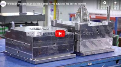 Kunststoff-Spritzguss hoch polnisch Kunststoff kuppel gehäuse für Kaffeemühle